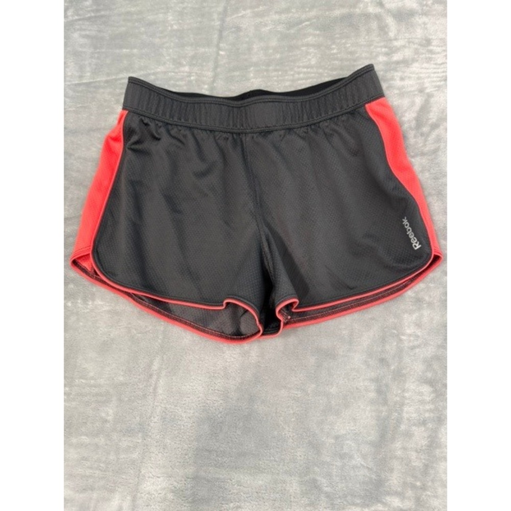 NWOT Reebok Speedwick Running Shorts Women's M Gray Coral Athletic